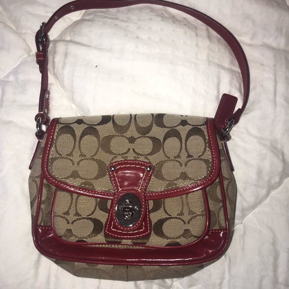 Red Coach Purse